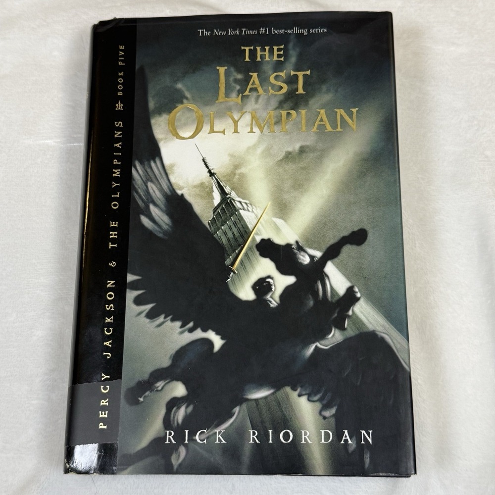 Rick Riordan Last Olympian Percy Jackson TRUE 1st Edition 1st Printing HC DJ
